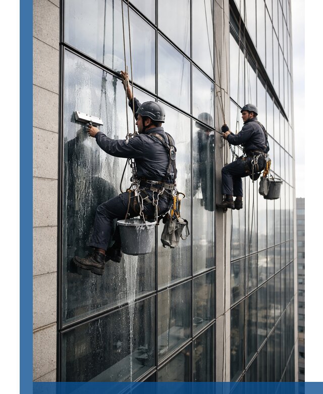 Профессиональная мойка стеклянных фасадов зданий в Сыктывкаре