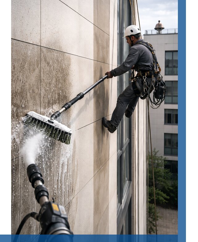 Мойка фасада из керамогранита в Сыктывкаре от 309 р. | ВЫСОТНИК-Скт