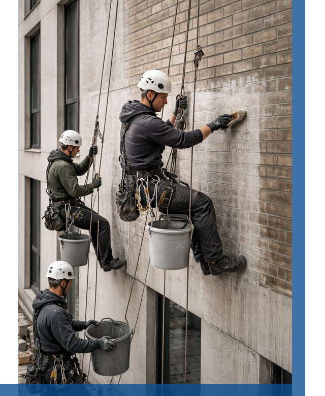 Удаление высолов с фасада в Сыктывкаре от 258 р. | ВЫСОТНИК-Скт