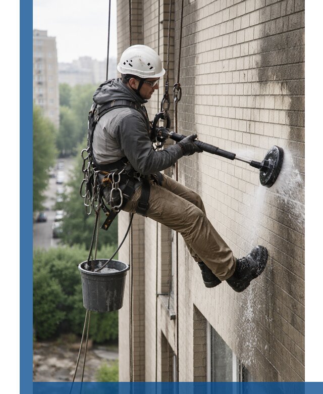 Очистка фасада от копоти в Сыктывкаре профессионально и безопасно