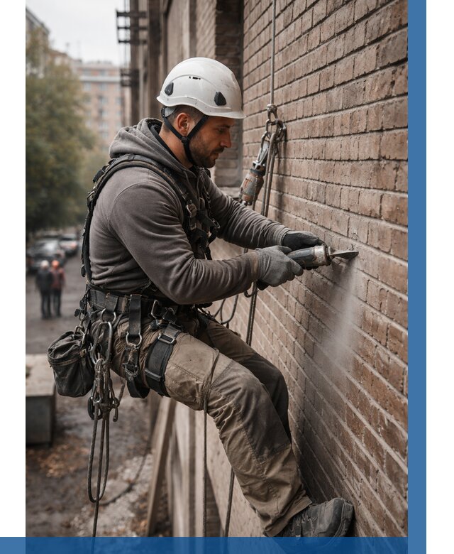 Расшивка кирпичных швов в Сыктывкаре от 619 р. | ВЫСОТНИК-Скт