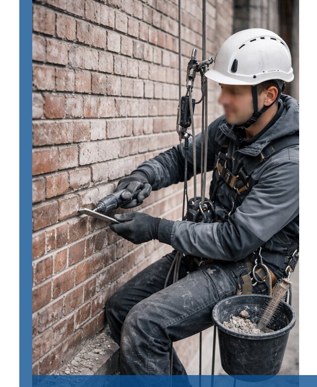 Расшивка кирпичных швов фасадов и стен, ремонт в Сыктывкаре