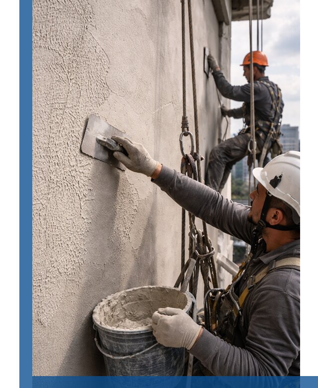 Декоративная штукатурка фасада с утеплением и защитой в Сыктывкаре