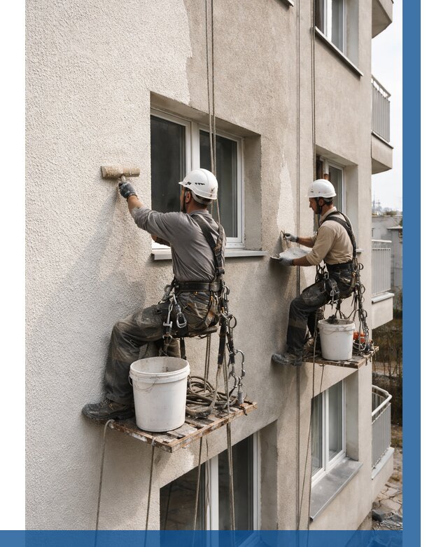 Нанесение короеда на фасад в Сыктывкаре от 464 р. | ВЫСОТНИК-Скт