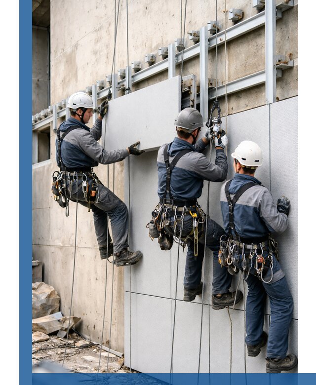 Монтаж вентилируемого фасада в Сыктывкаре под ключ с гарантией качества