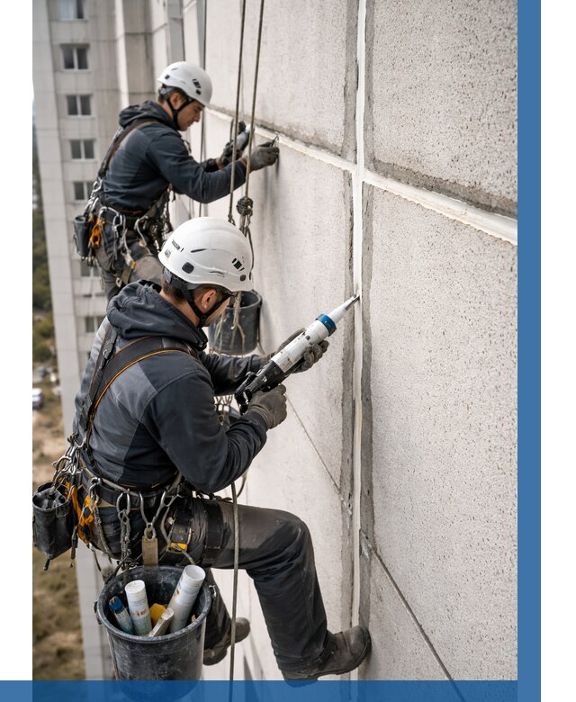 Герметизация межпанельных швов в Сыктывкаре от 722 р. | ВЫСОТНИК-Скт