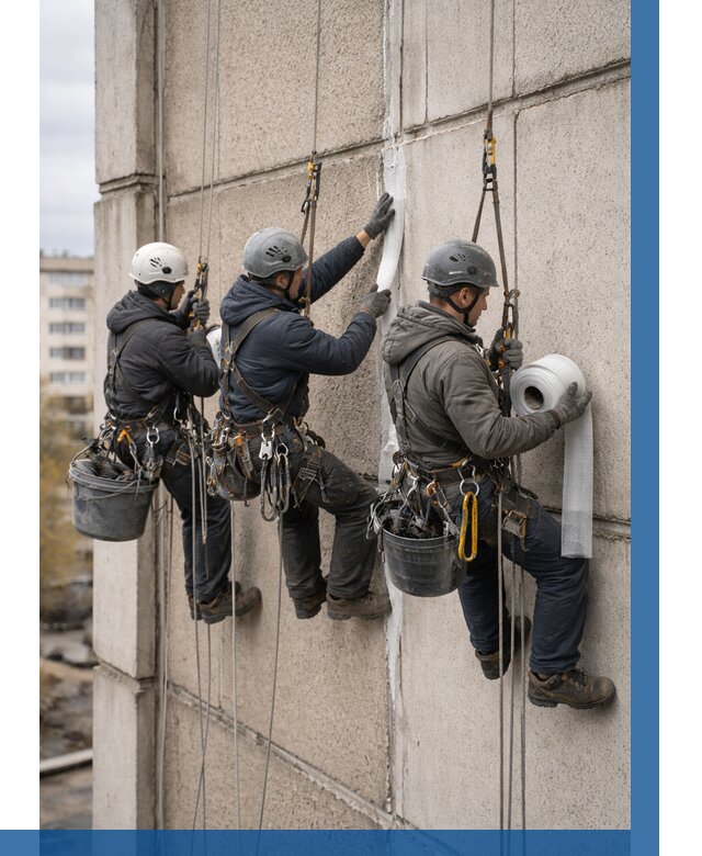 Ремонт межпанельных швов в Сыктывкаре от 773 р. | ВЫСОТНИК-Скт