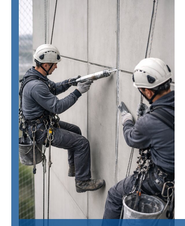 Первичная герметизация швов фасадов и кровель в Сыктывкаре