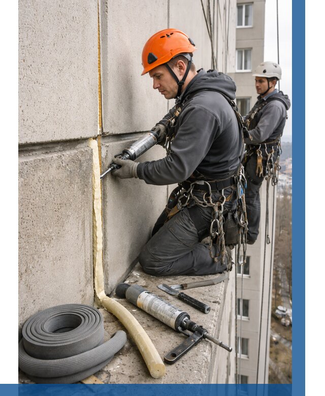 Теплый шов межпанельные швы в Сыктывкаре от 722 р. | ВЫСОТНИК-Скт