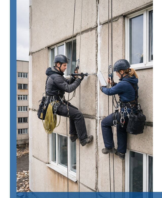 Герметизация межпанельных швов тёплым швом в Сыктывкаре