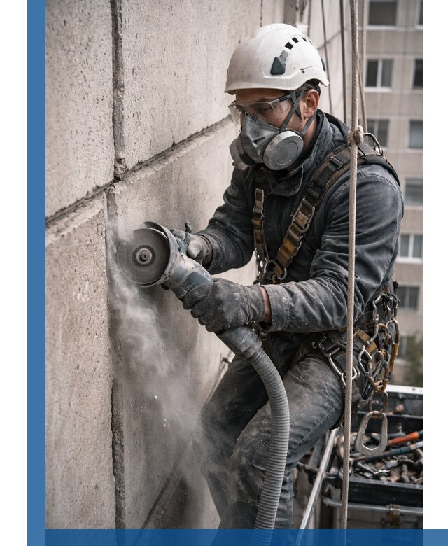 Штробление межпанельных швов в Сыктывкаре качественно и быстро