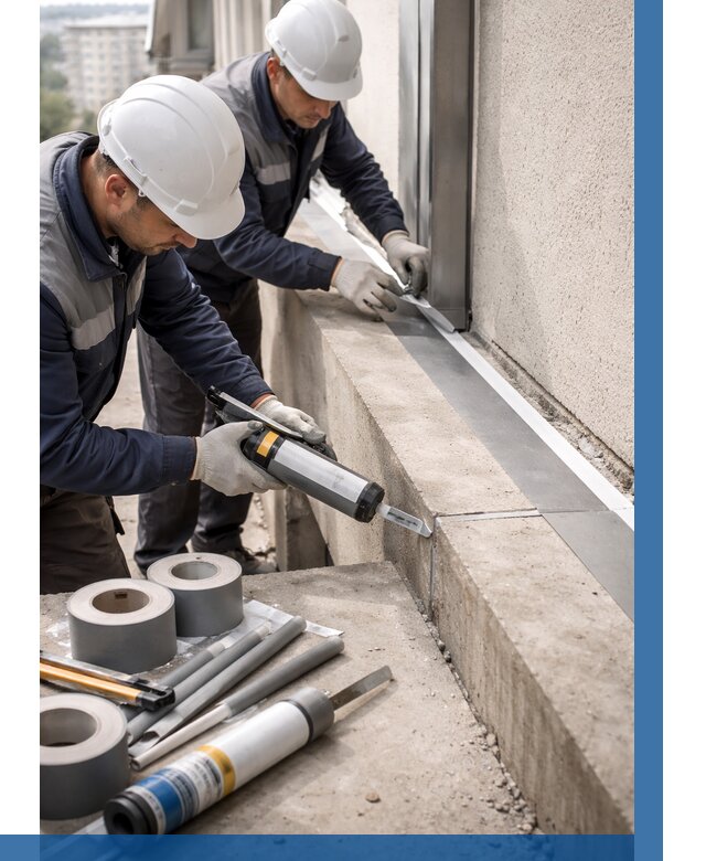 Герметизация примыкания балкона в Сыктывкаре от 4640 р. | ВЫСОТНИК-Скт