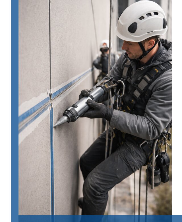 Герметизация стыков фасадных панелей в Сыктывкаре качественно и быстро