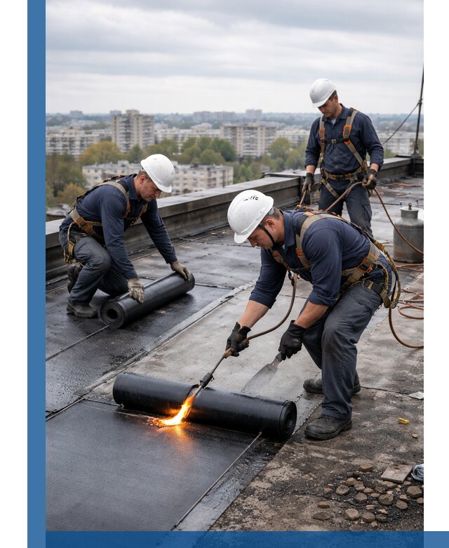 Ремонт наплавляемой кровли в Сыктывкаре качественно и надежно