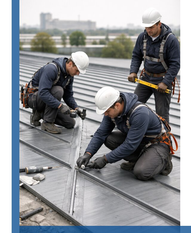 Ремонт фальцевой кровли в Сыктывкаре срочно и качественно