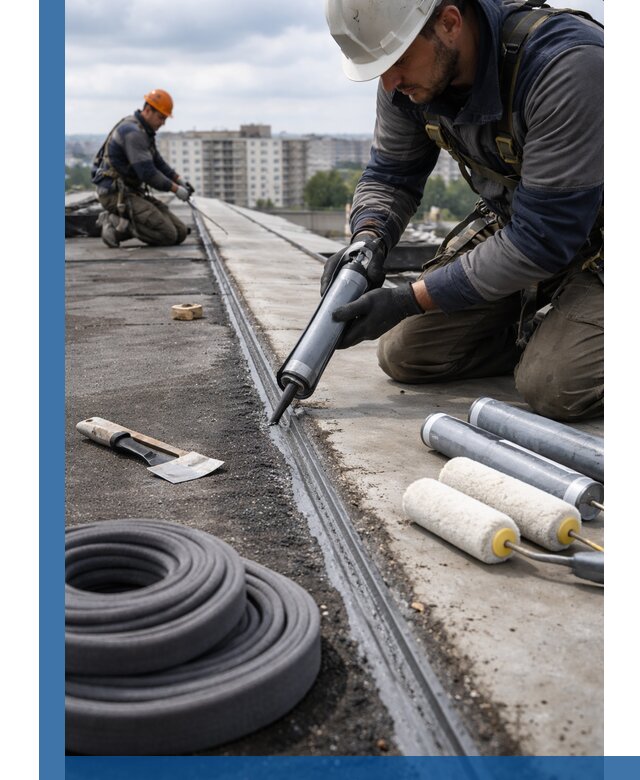 Герметизация швов кровли в Сыктывкаре с гарантией герметичности