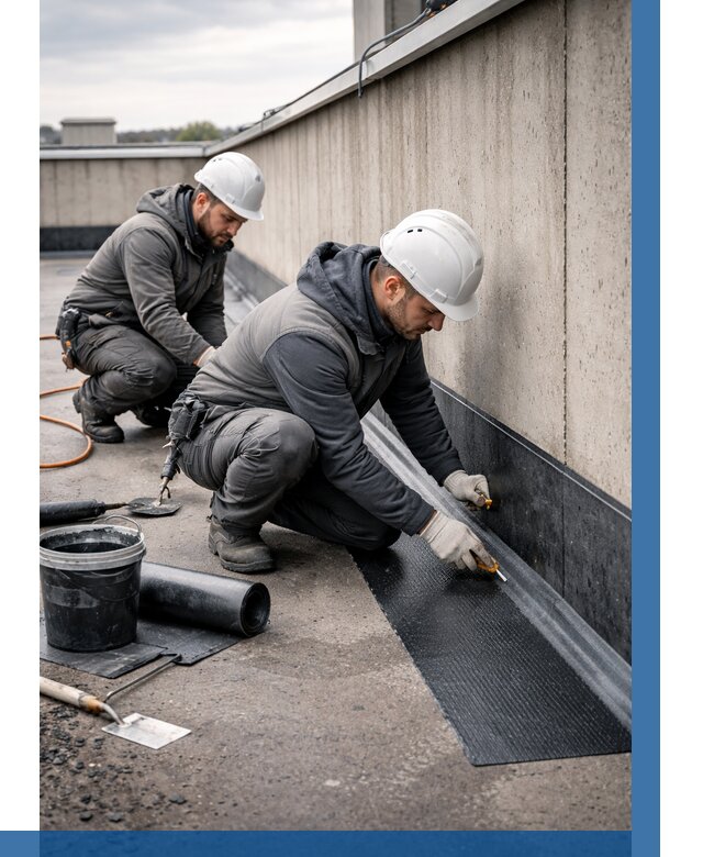 Гидроизоляция примыканий на кровле в Сыктывкаре от 928 р. | ВЫСОТНИК-Скт