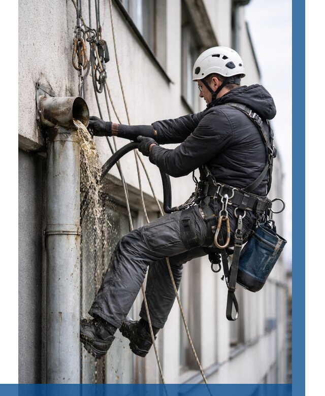 Прочистка водосточных труб в Сыктывкаре от 3609 р. | ВЫСОТНИК-Скт