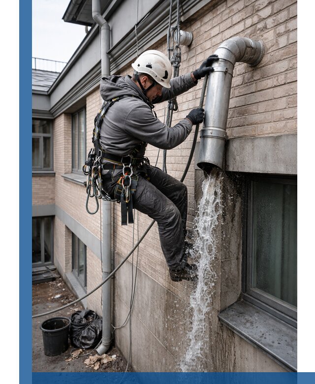 Профессиональная прочистка водосточных труб в Сыктывкаре с гарантией