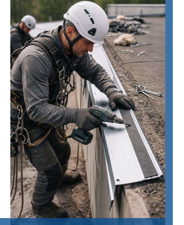 Монтаж капельника на кровле в Сыктывкаре от 309 р. | ВЫСОТНИК-Скт