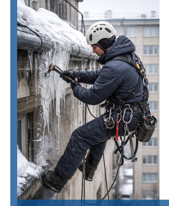 Удаление наледи и чистка водостоков в Сыктывкаре оперативно и безопасно
