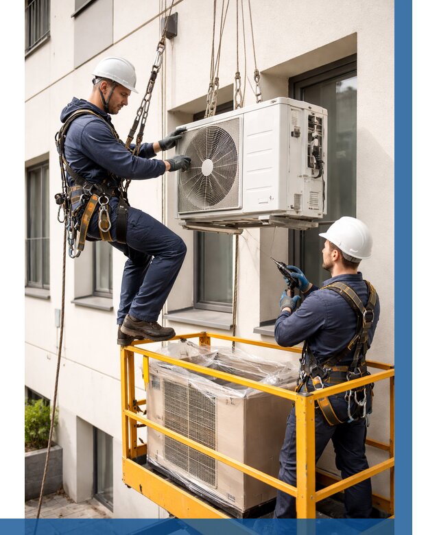 Демонтаж внешнего блока кондиционера в Сыктывкаре от 3609 р. | ВЫСОТНИК-Скт