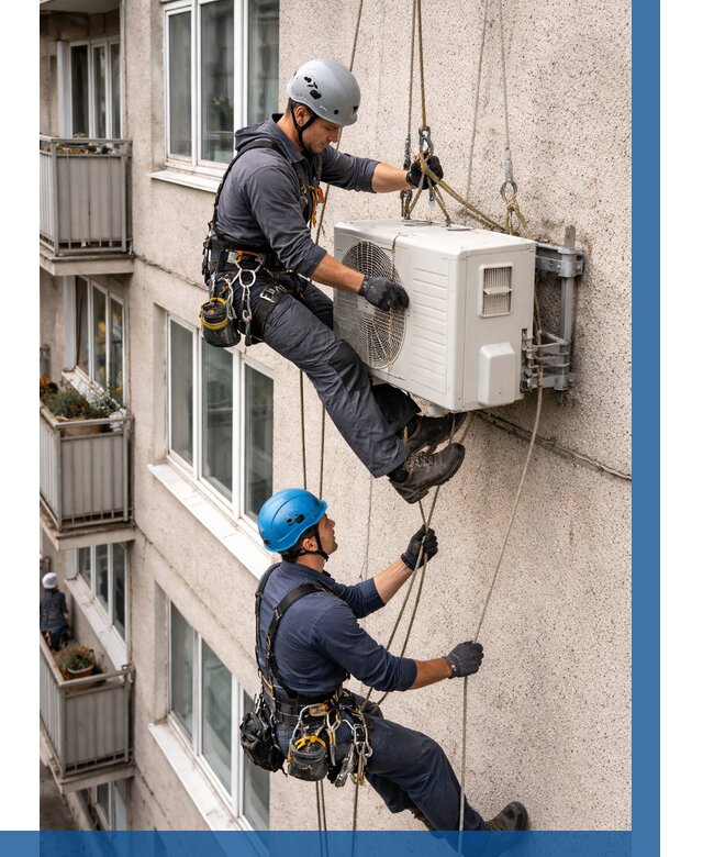 Перенос внешнего блока кондиционера в Сыктывкаре от 9280 р.| ВЫСОТНИК-Скт