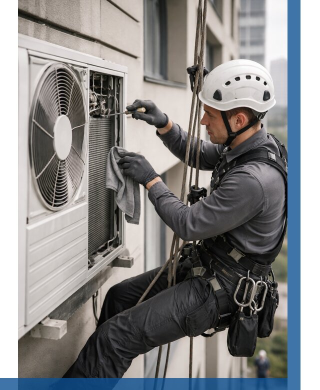 Обслуживание внешнего блока кондиционера в Сыктывкаре от 2784 р.ВЫСОТНИК-Скт