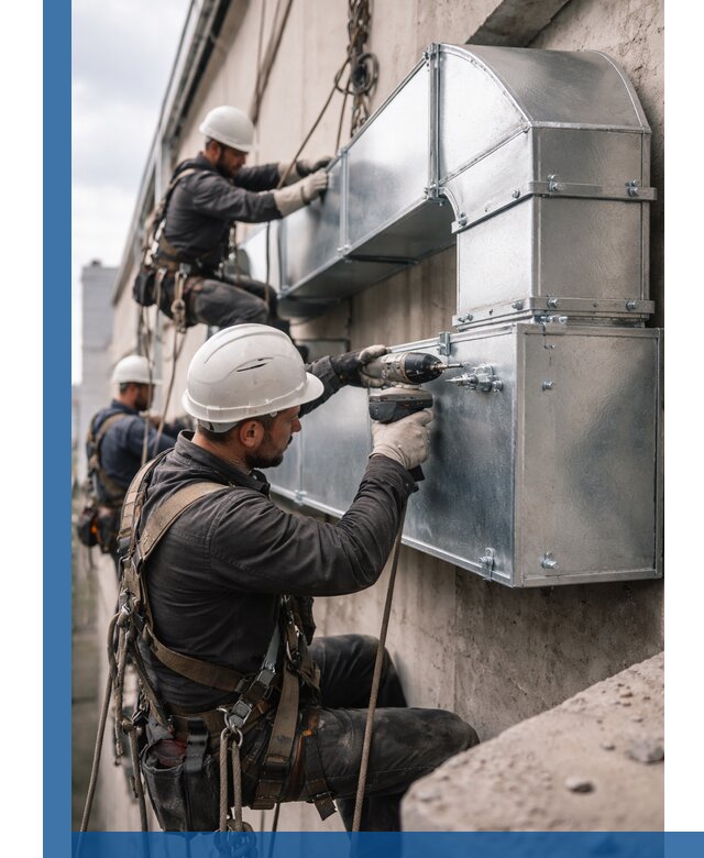 Профессиональный монтаж вентиляционных коробов в Сыктывкаре под ключ