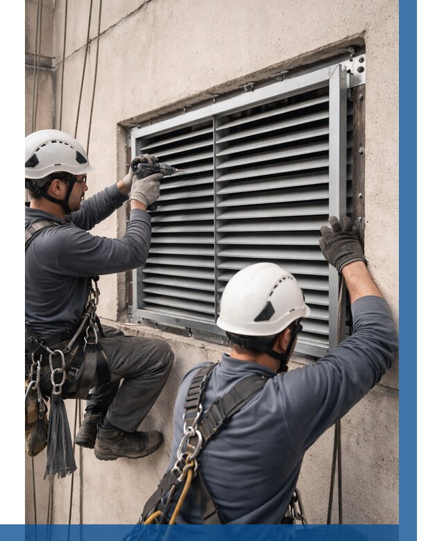 Монтаж вентиляционных решеток в Сыктывкаре от 4640 р. | ВЫСОТНИК-Скт