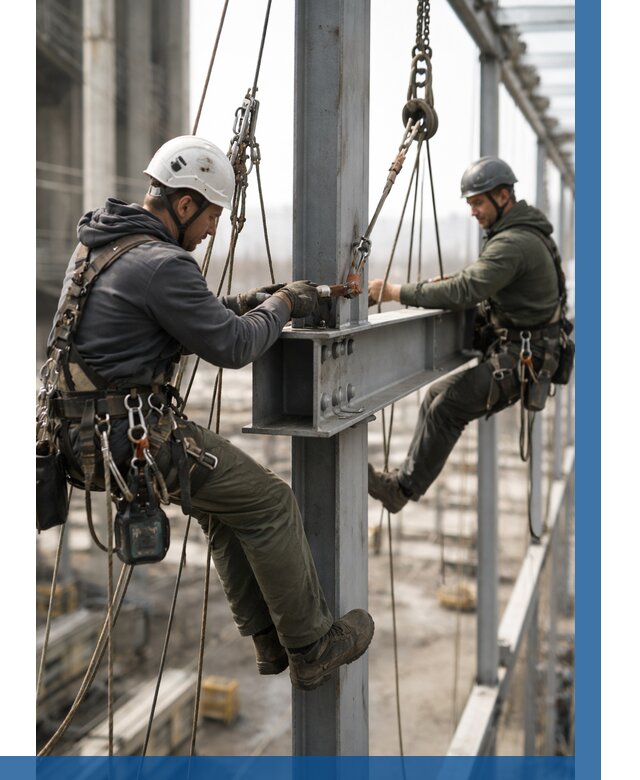 Монтаж металлоконструкций на высоте в Сыктывкаре от 3609 р. | ВЫСОТНИК-Скт