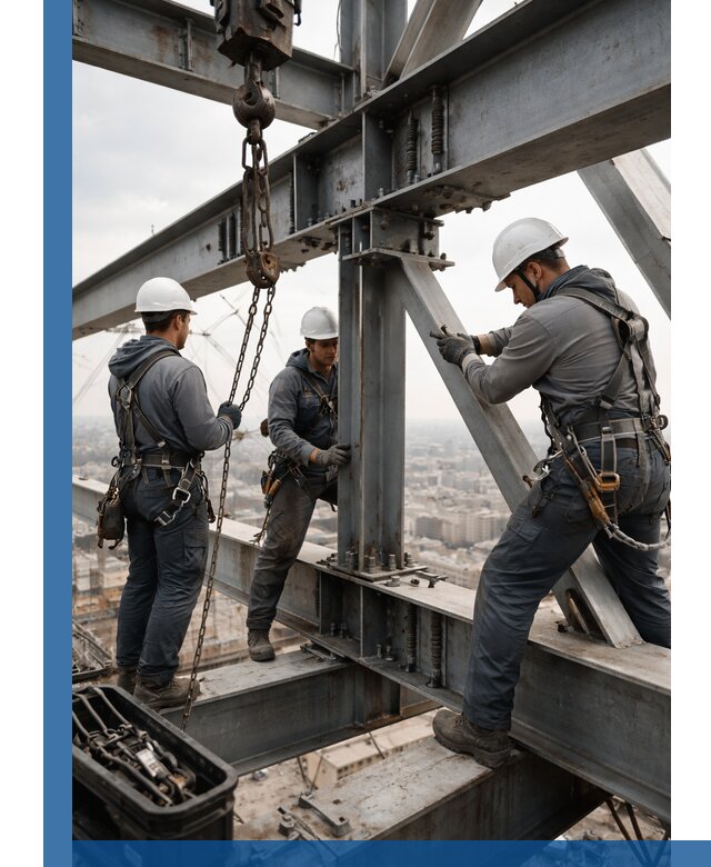 Профессиональный монтаж металлоконструкций на высоте в Сыктывкаре