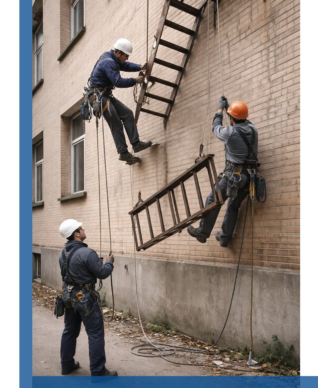 Демонтаж пожарной лестницы в Сыктывкаре быстро и безопасно