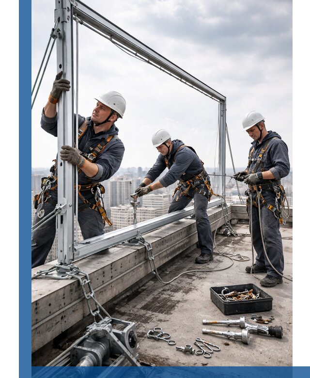 Монтаж крышных рекламных конструкций под ключ в Сыктывкаре