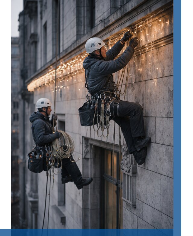 Монтаж новогодней иллюминации в Сыктывкаре от 8764 р. | ВЫСОТНИК-Скт