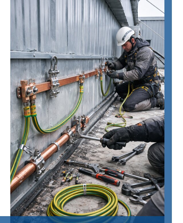 Монтаж заземления здания в Сыктывкаре от 25778 р. | ВЫСОТНИК-Скт