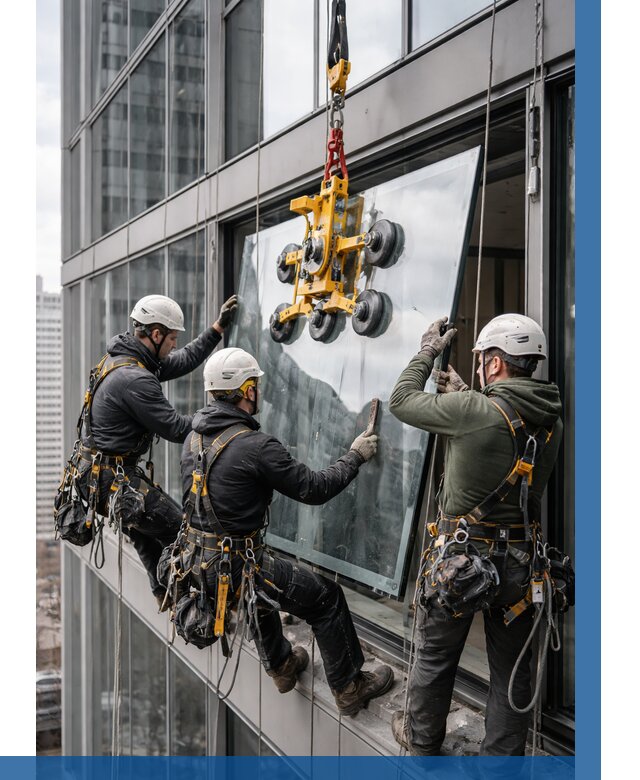 Фасадное остекление зданий под ключ в Сыктывкаре от 10311 р. | ВЫСОТНИК-Скт