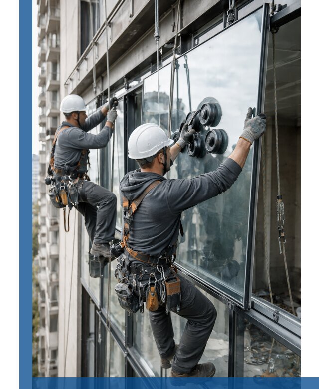 Витражное остекление фасадов и лоджий в Сыктывкаре под ключ