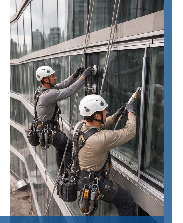 Радиусное остекление фасада в Сыктывкаре от 12373 р. | ВЫСОТНИК-Скт