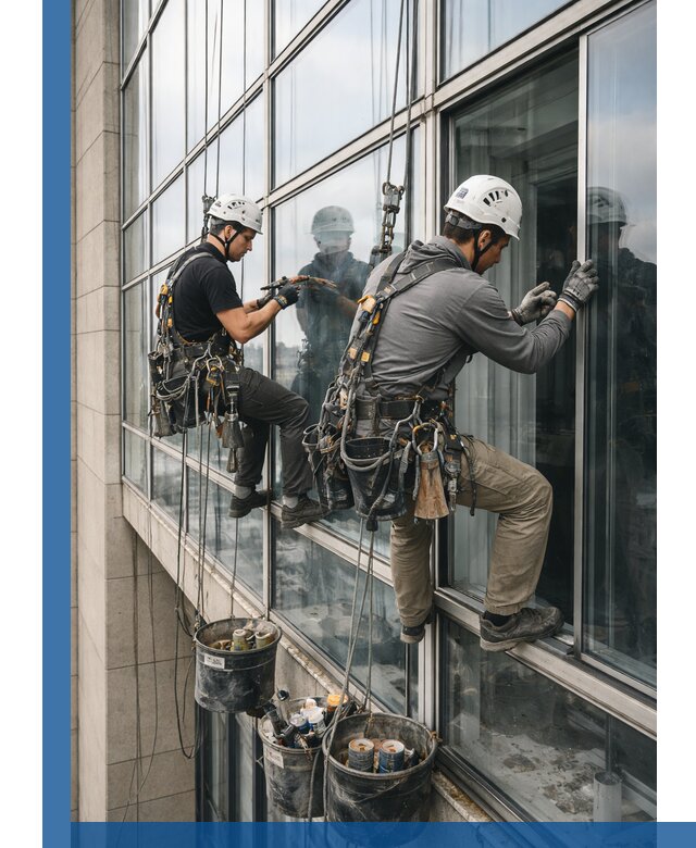 Ремонт витражных конструкций и фасадного остекления в Сыктывкаре