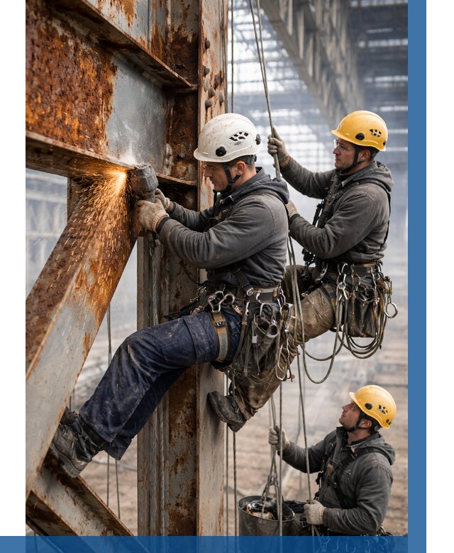 Зачистка металла от ржавчины в Сыктывкаре от 361 р. | ВЫСОТНИК-Скт