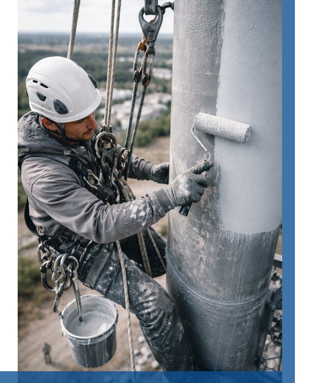 Покраска мачт связи под ключ в Сыктывкаре от 876 р. | ВЫСОТНИК-Скт