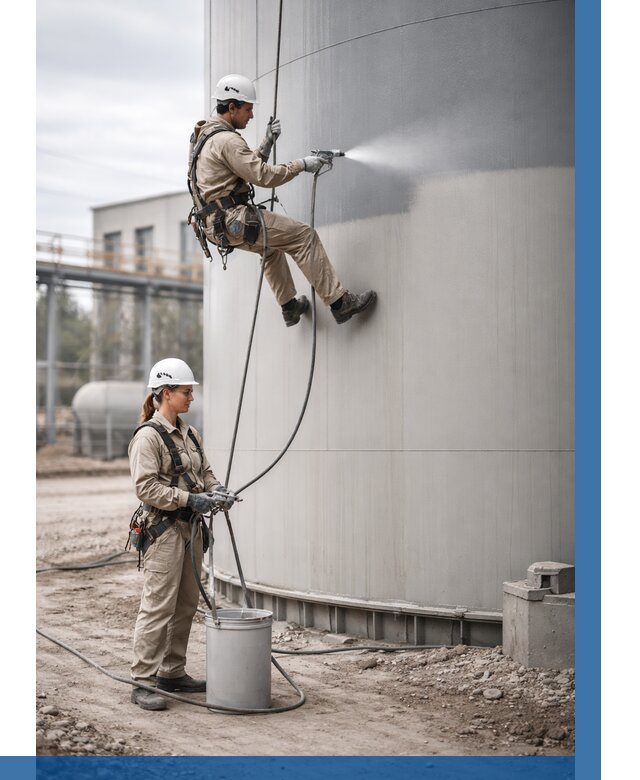 Покраска резервуаров в Сыктывкаре от 1237 р. | ВЫСОТНИК-Скт — заказать