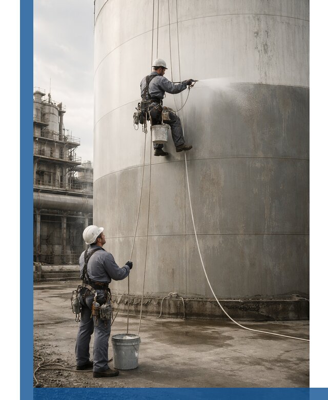 Покраска стальных резервуаров и емкостей в Сыктывкаре профессионально