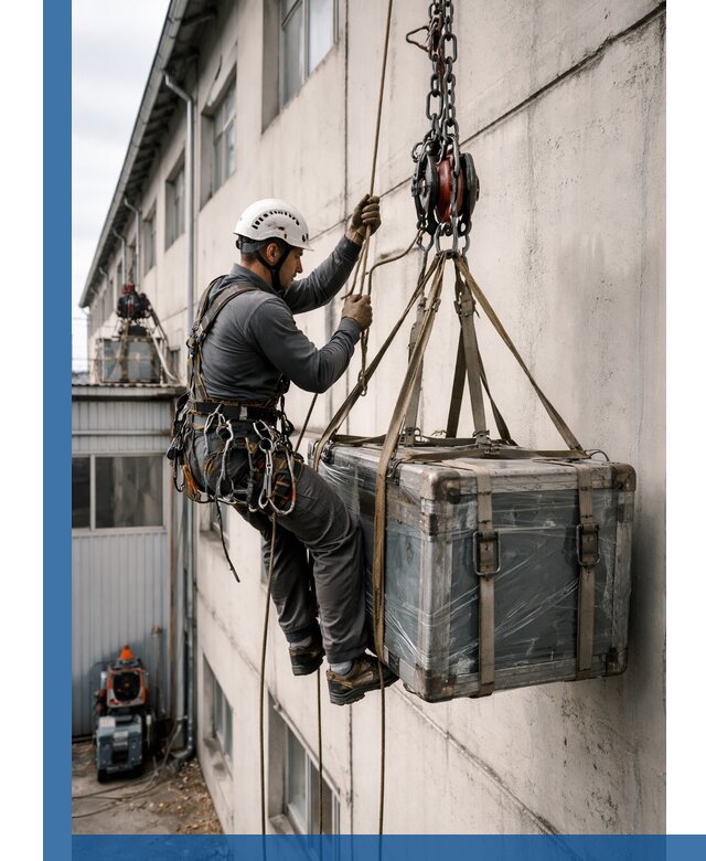 Подъем грузов на высоту в Сыктывкаре для промышленных объектов