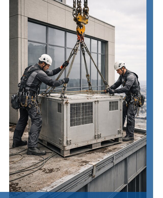 Такелажные работы на высоте в Сыктывкаре от 8249 р. | ВЫСОТНИК-Скт