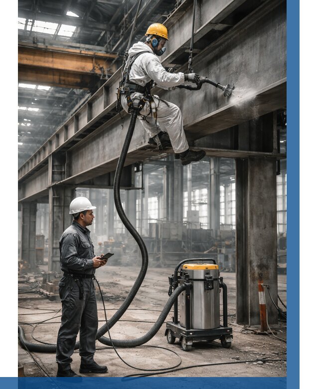 Обеспыливание конструкций в цехе в Сыктывкаре от 4331 р. | ВЫСОТНИК-Скт