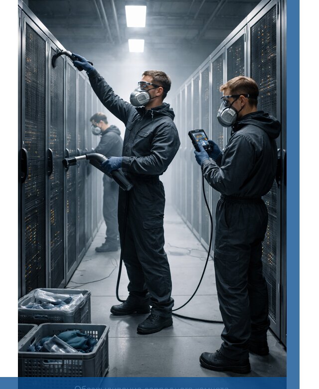 Обеспыливание серверной комнаты в Сыктывкаре от 4640 р. | ВЫСОТНИК-Скт