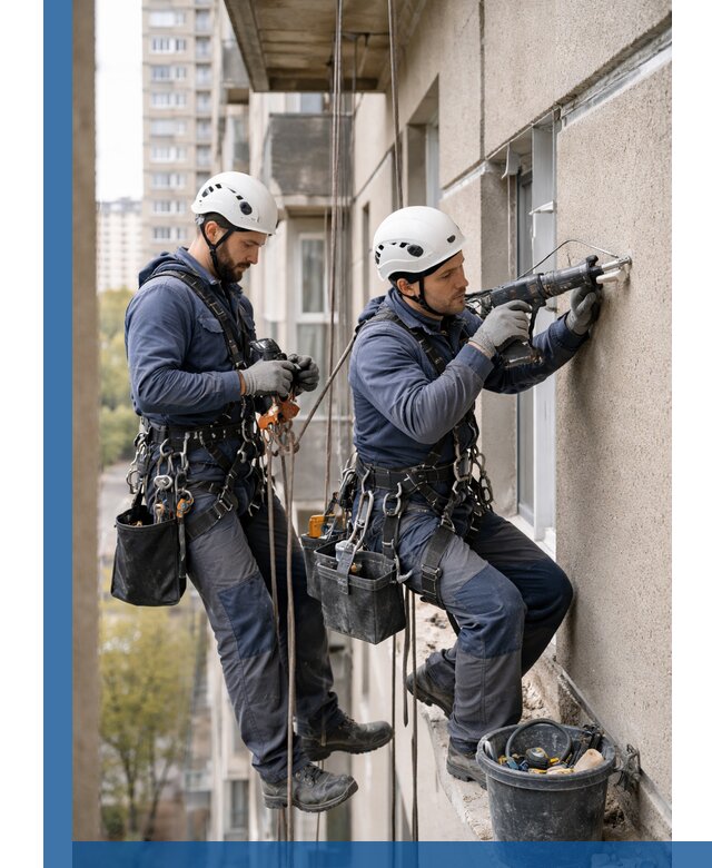 Промышленные альпинисты высотные работы и монтаж в Сыктывкаре